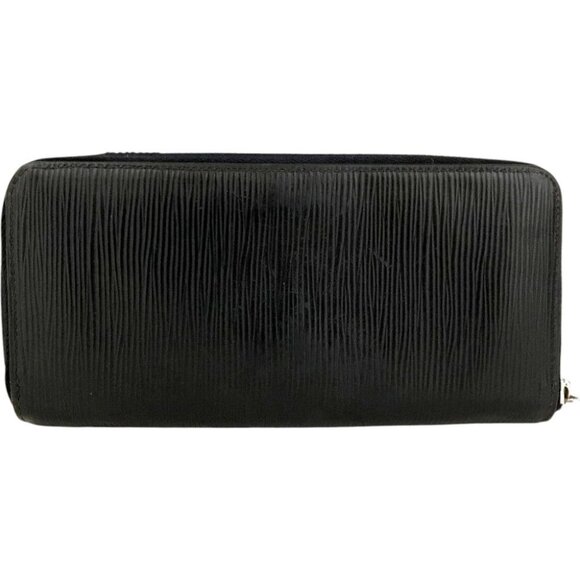 (L2) Authentic Louis Vuitton Wallet Long Black Epi Leather Luxury Vintage Design - Picture 2 of 9
